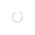 SMALL BAMBOO HOOP SILVER